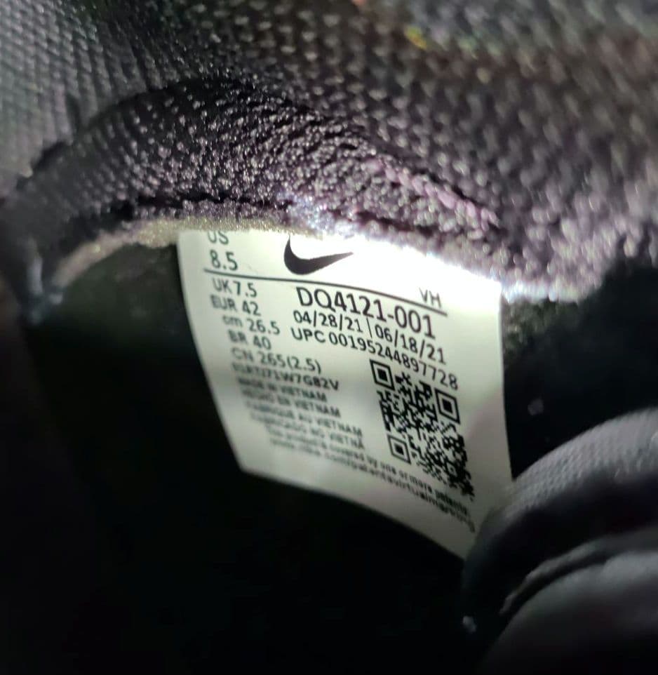 新品 未使用 NIKE✖UNDERCOVER ブラックスニーカー 本革 26.5