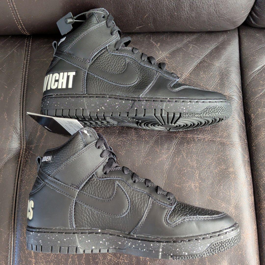 新品 未使用 NIKE✖UNDERCOVER ブラックスニーカー 本革 26.5