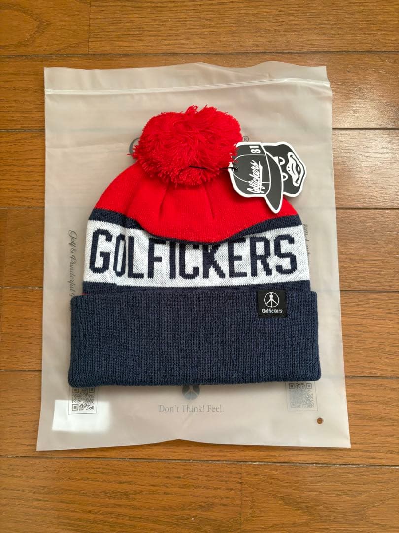 ゴルフィッカーズ ポンポン付きニット帽 期間限定価格 Golfickers