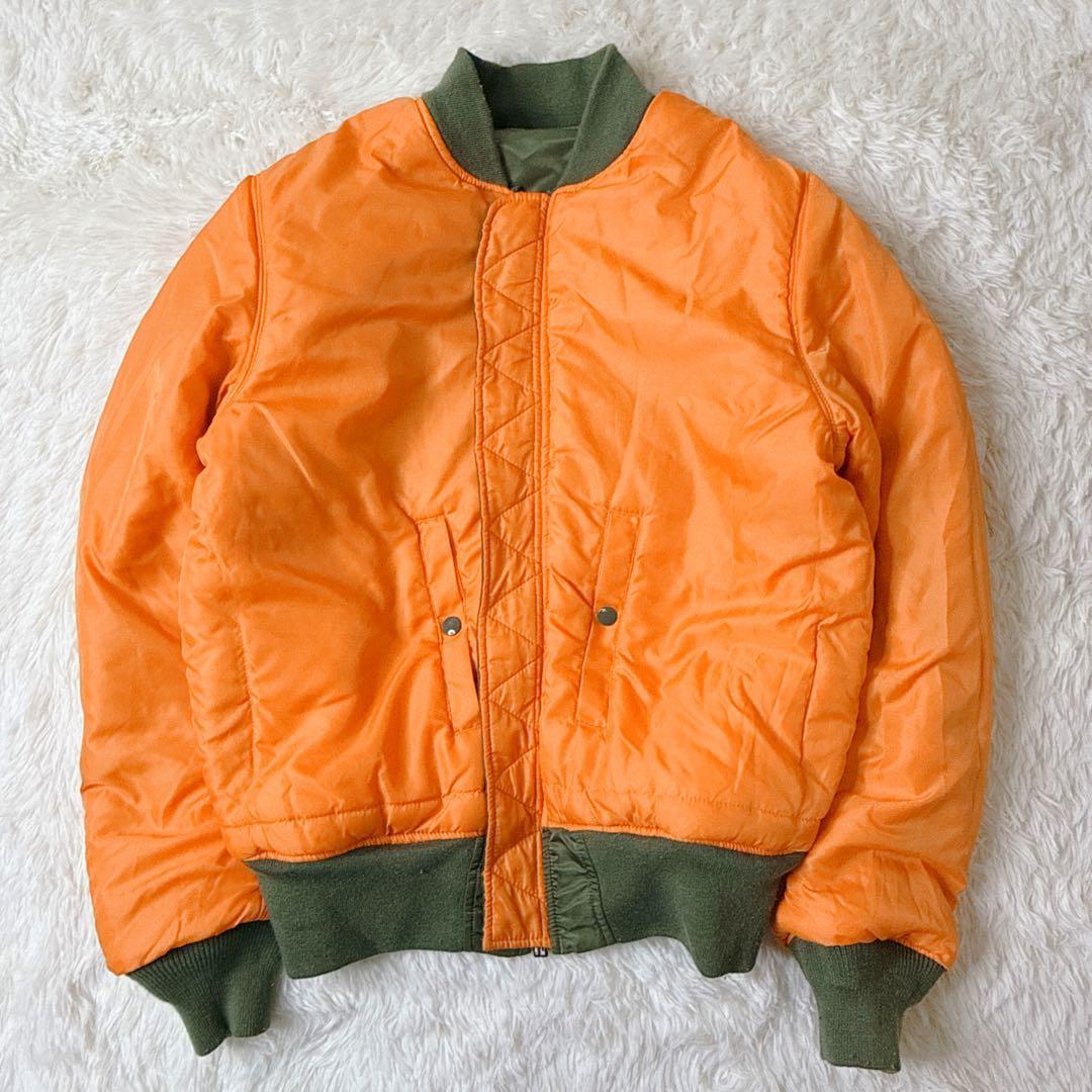 ✨美品✨ アルファ MA-1 フライトジャケット 緑 L 中綿 y2k 短丈
