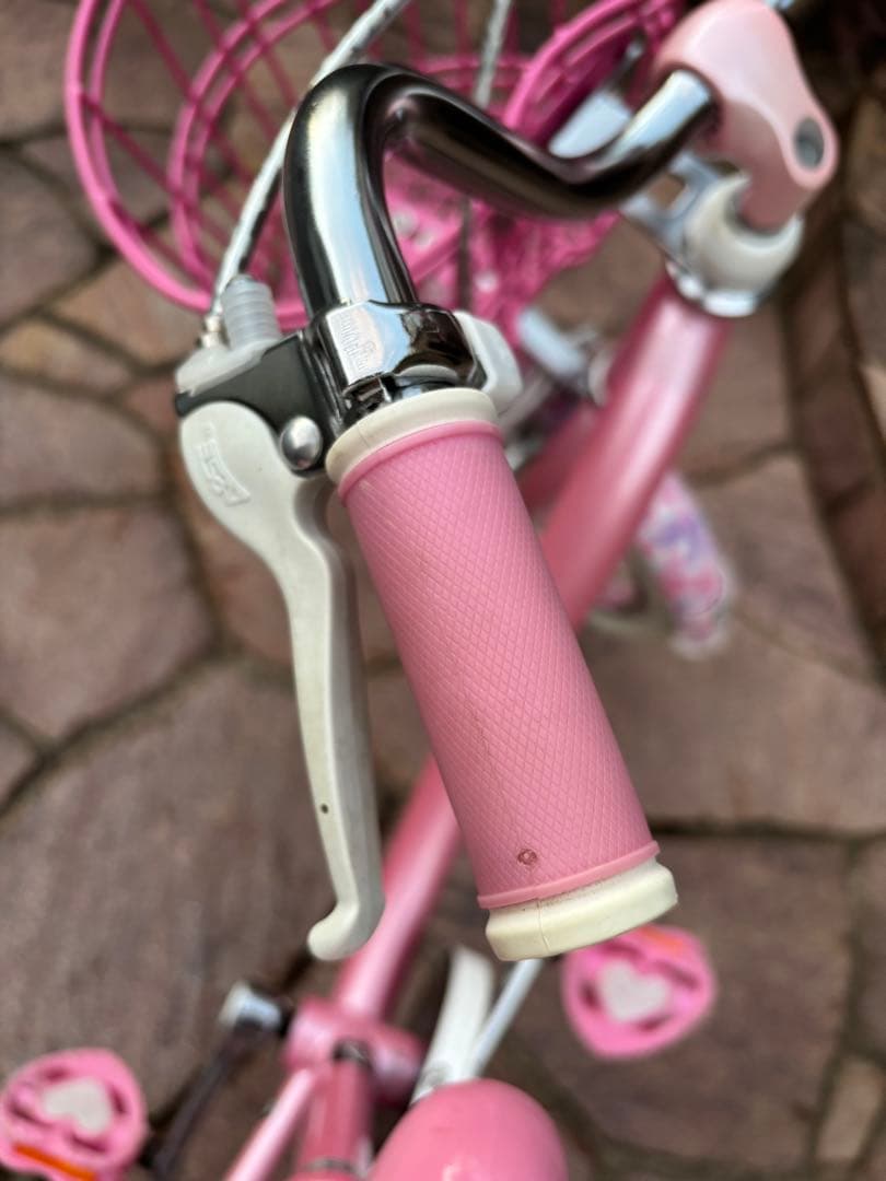 自転車　メゾピアノ 16インチ　サイクルベースあさひ　補助輪