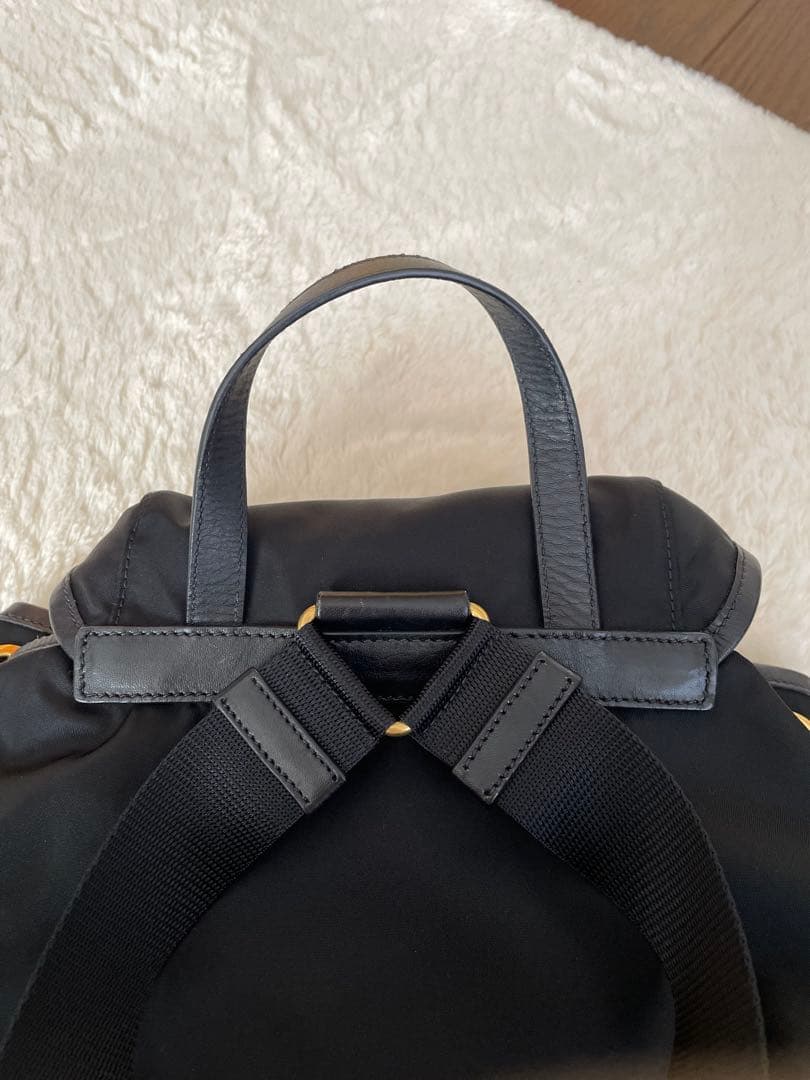 PRADA プラダ　ナイロン　リュック　バックパック ゴールド　正規品