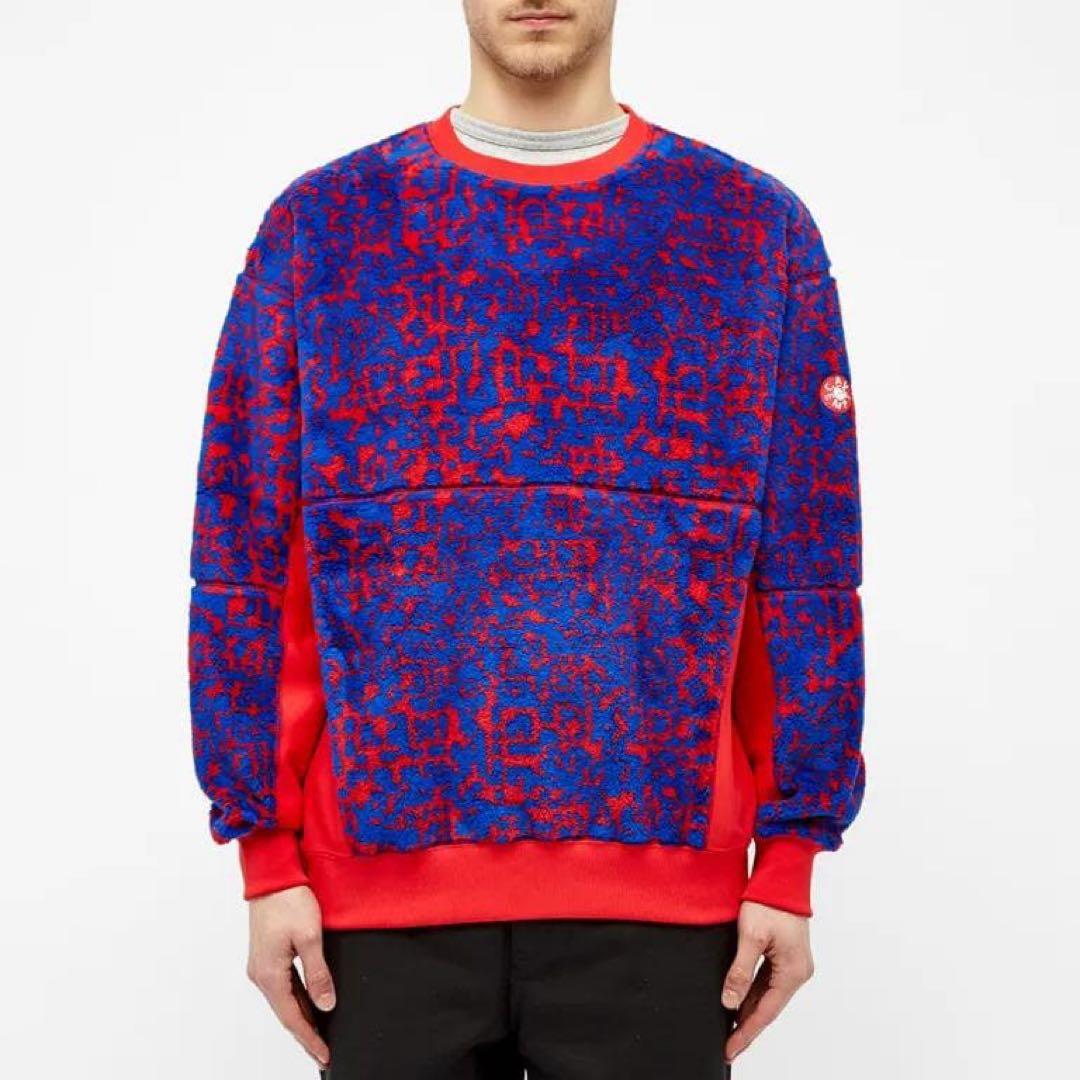 C.E CAVEMPT シーイー NOISE FLEECE CREWNECK L
