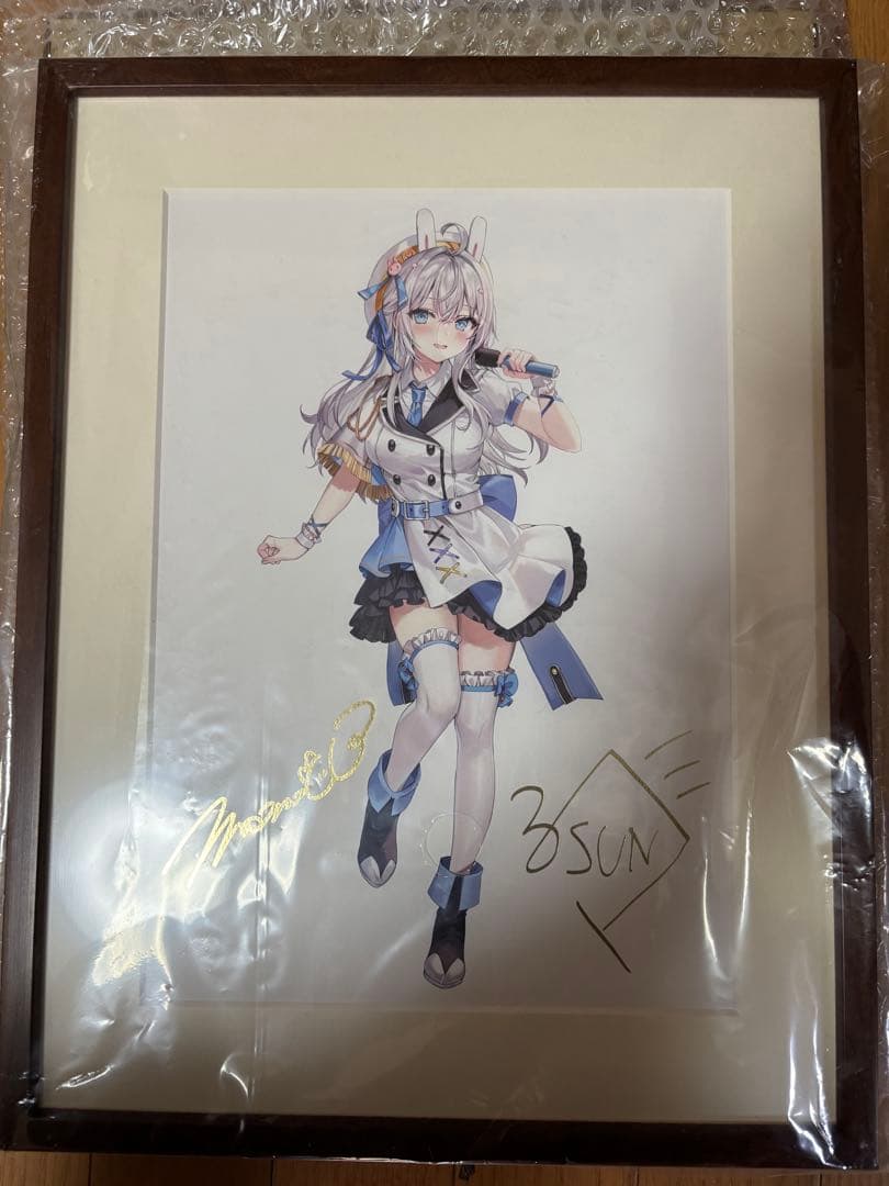 ロシデレアーリャ複製サイン入り複製原画