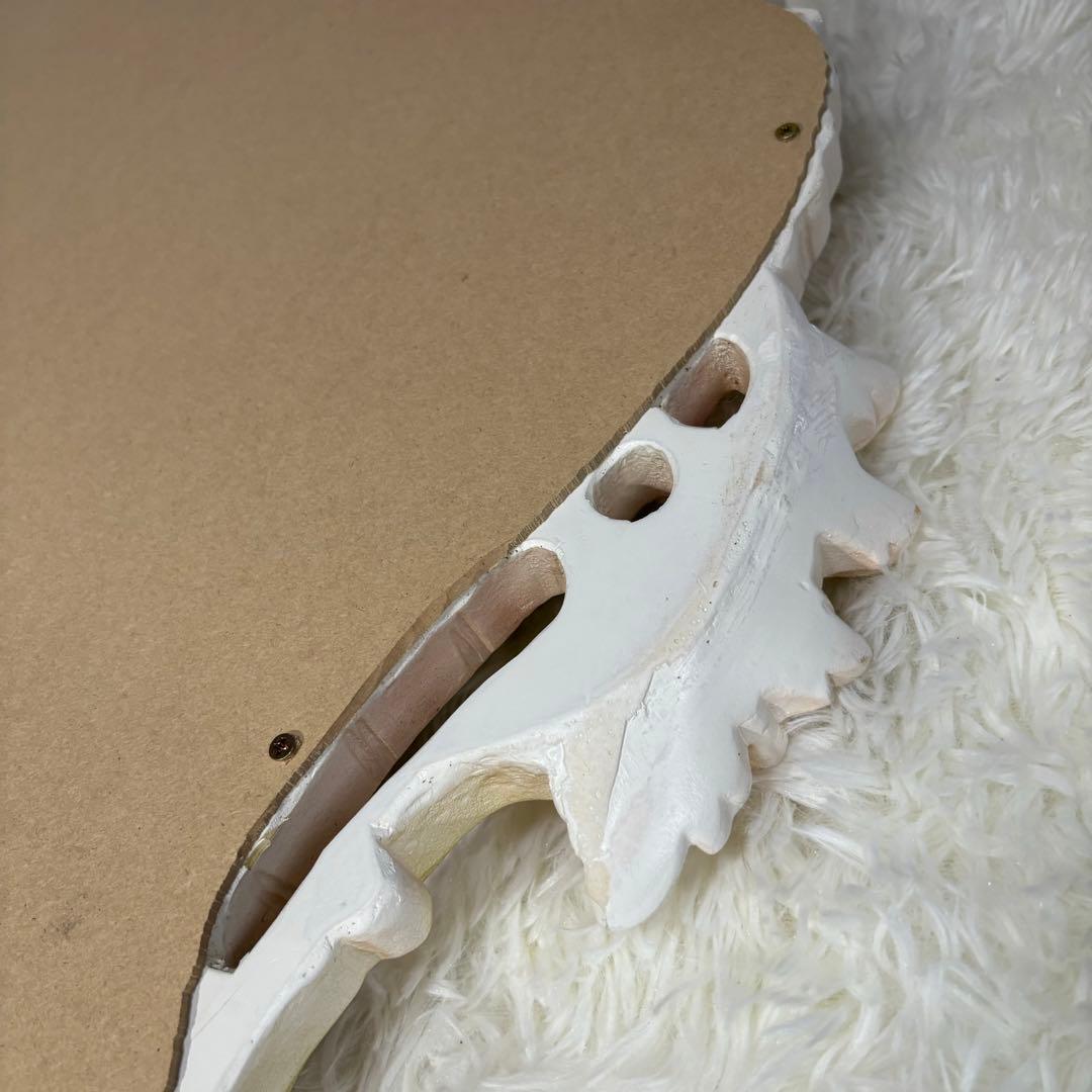 美品☆アンティーク☆鏡☆ロココ調☆壁掛けミラー☆姿見　ひび割れ加工