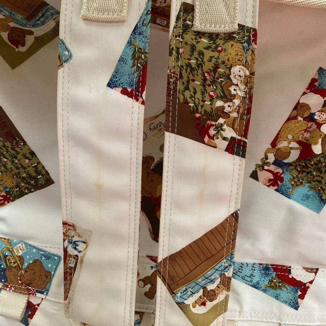 【お値下げ】ピンクハウス⭐︎クマ•クリスマス柄リュックカバン 白