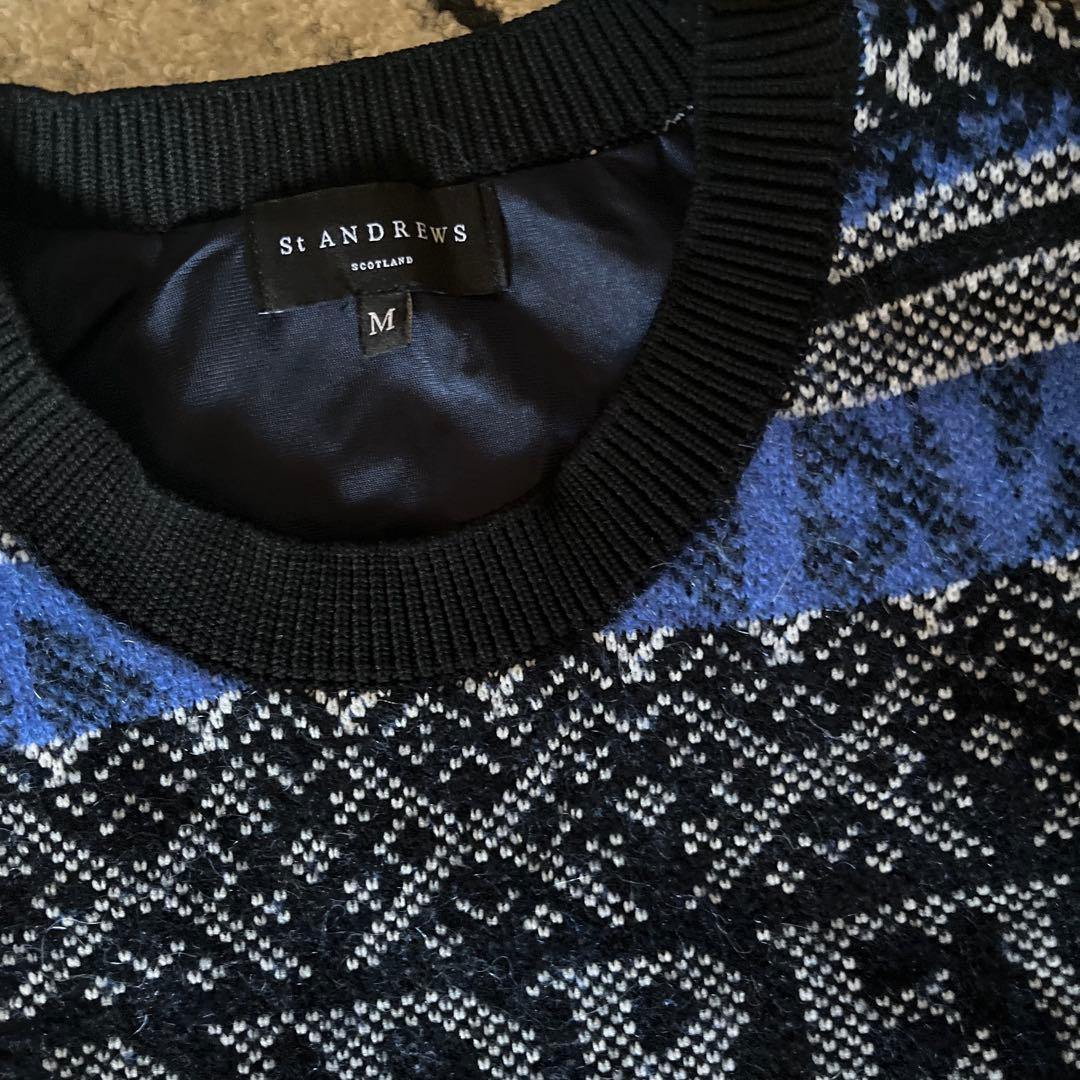 美品】セントアンドリュース メンズ 防寒ニット Mサイズ - メルカリ