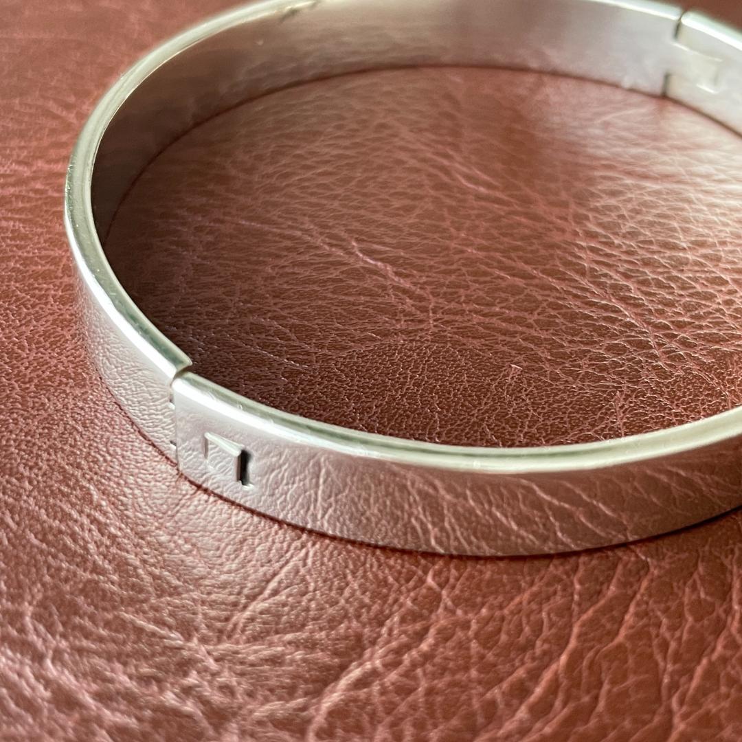 ビンテージ シルバー925 バングル MEXICO刻印 バングル タスコ 重厚