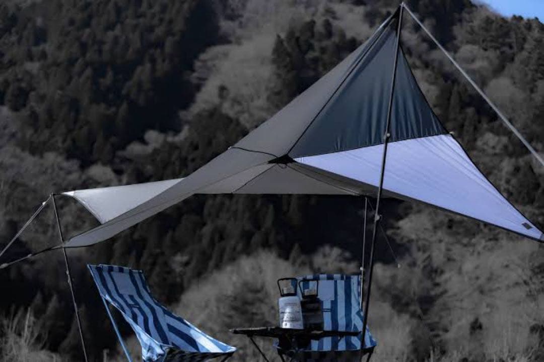 （希少）WINDY AND RAINY　スターライトタープ グレー