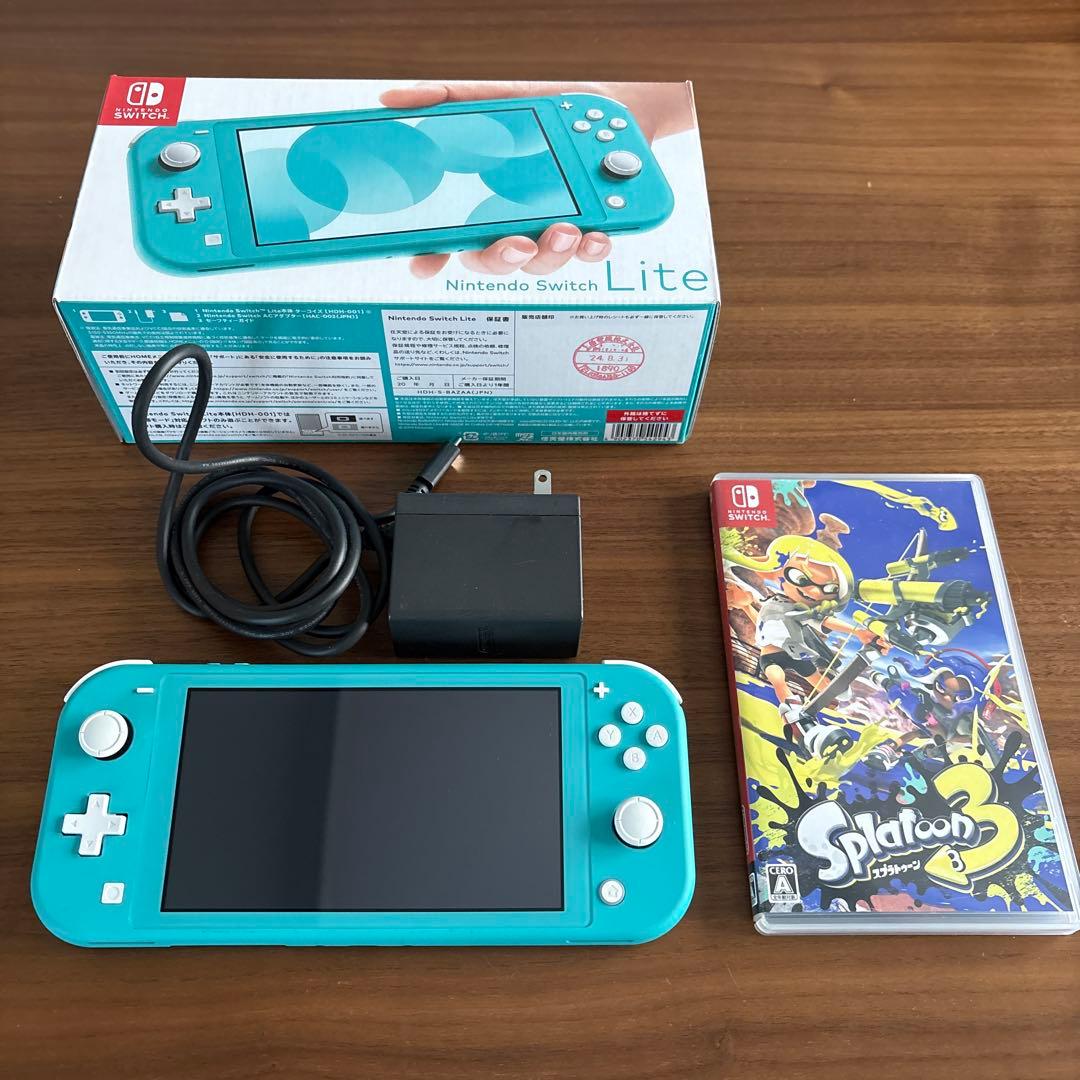 Nintendo Switch Lite ターコイズ + Splatoon 3