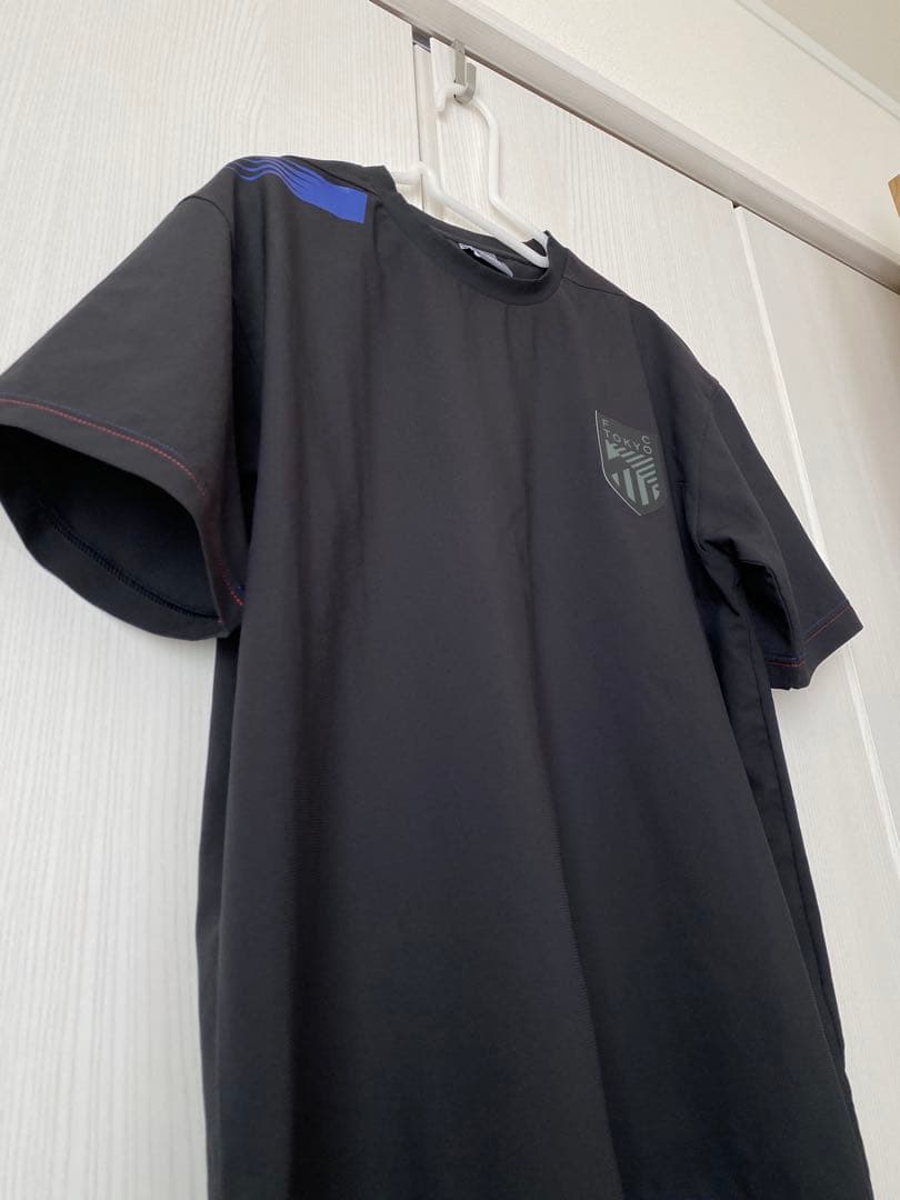 2025 FC東京×ニューバランス　ブラックアウトショートスリーブTシャツ　ＸＬ