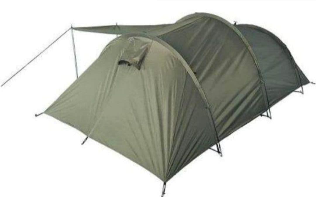 ✨1回使用✨ ドイツ軍 Mil-Tec 3人用テント カマボコ 広い前