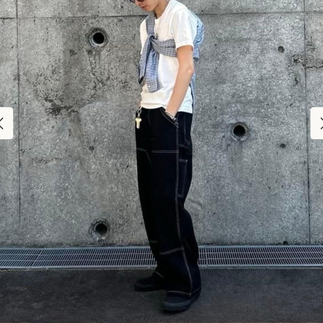 ダブルニー デニムパンツ　ORANGE LABEL コーデュロイ 2点セット