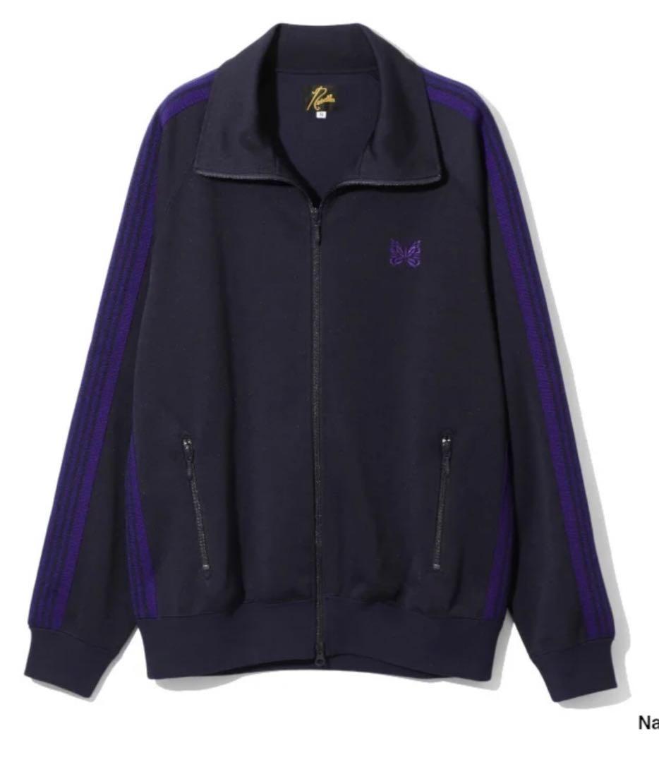 Needles トラックジャケットネイビー×パープルXL 23aw