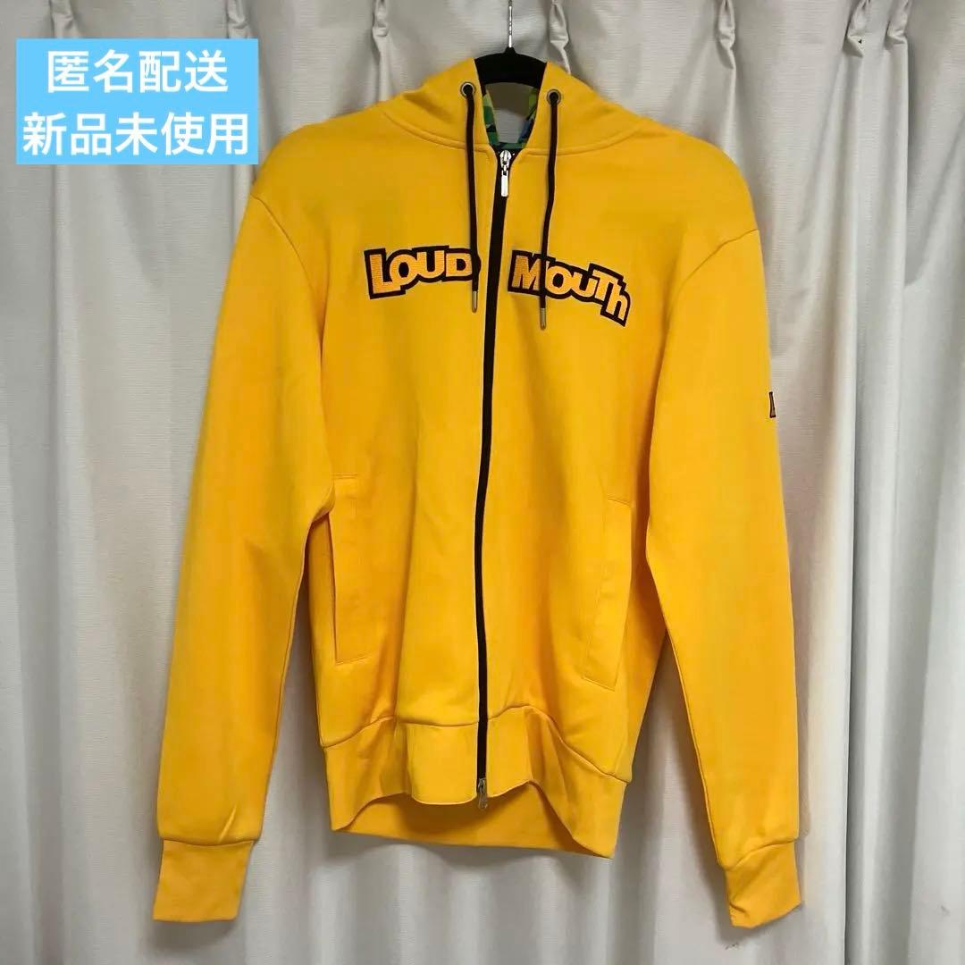 ラウドマウス Mサイズ イエロー ゴルフウェア ジップパーカー ML778400