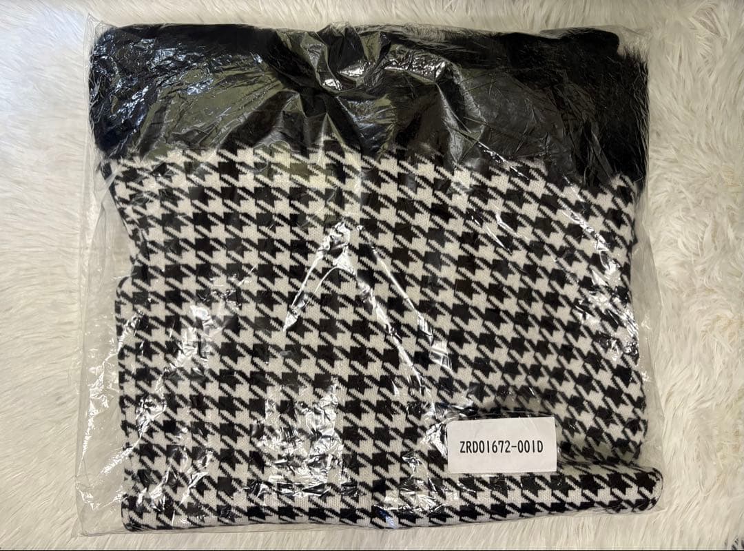 Randy 2wayハウンドトゥースファーミニワンピース FREEサイズ - メルカリ