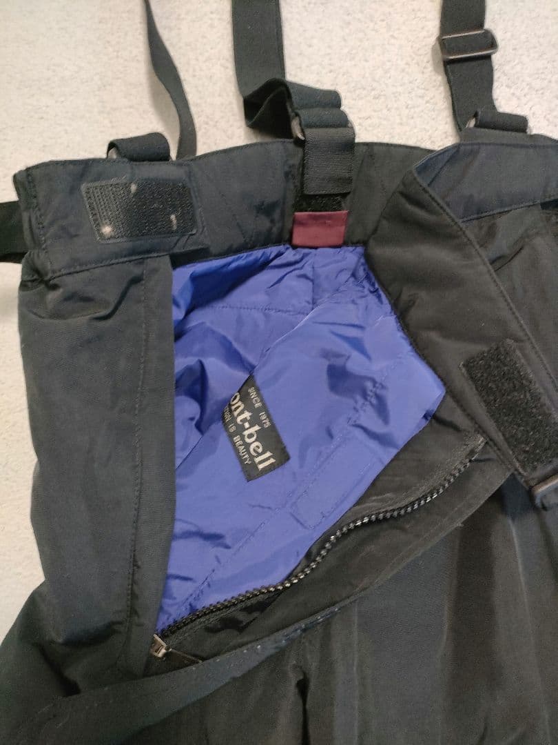 モンベル アルパインパンツ　スキーウェア サイズL ブラック