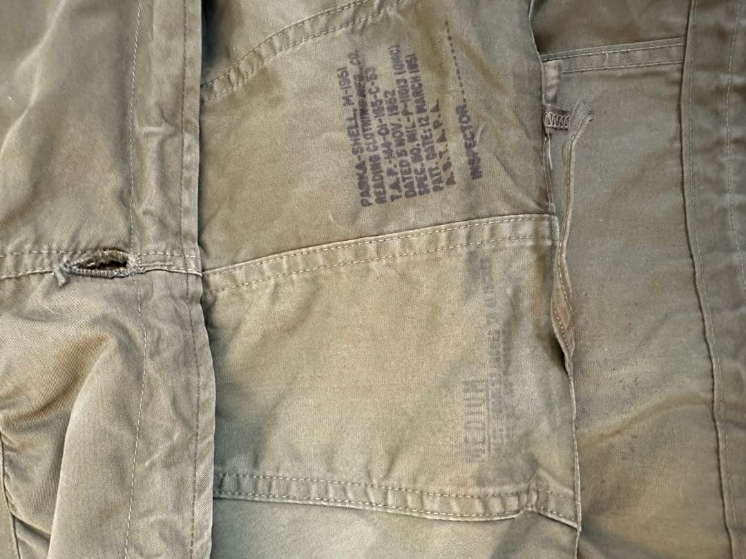 M-51 フィッシュテール　モッズコート　medium キルティングライナー付き