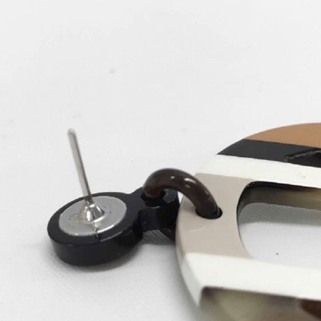 HERMES】Hエキップ ピアス (片耳用/シングル) バッファローホーン