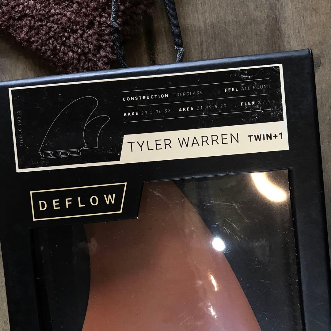 DEFLOW TYLER WARREN TWIN+1 フィン 定価19,800