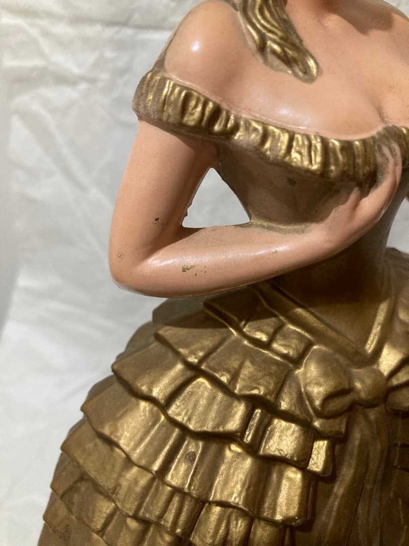 大きめ ヴィンテージ フィギュア 置物 バー 貴婦人 レディー 50年代？ 女性