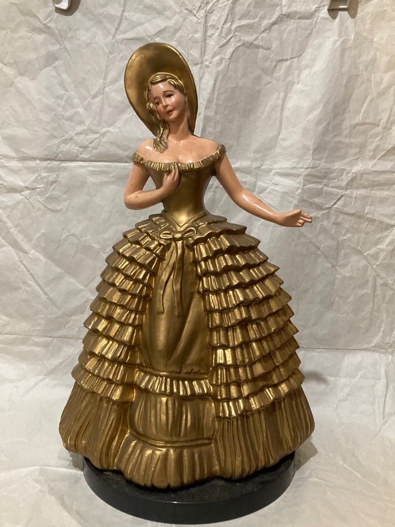 大きめ ヴィンテージ フィギュア 置物 バー 貴婦人 レディー 50年代？ 女性