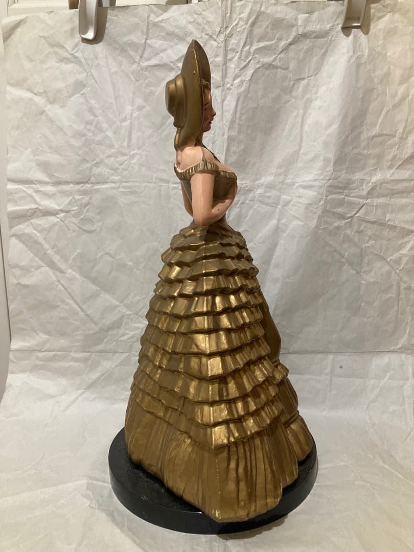 大きめ ヴィンテージ フィギュア 置物 バー 貴婦人 レディー 50年代？ 女性