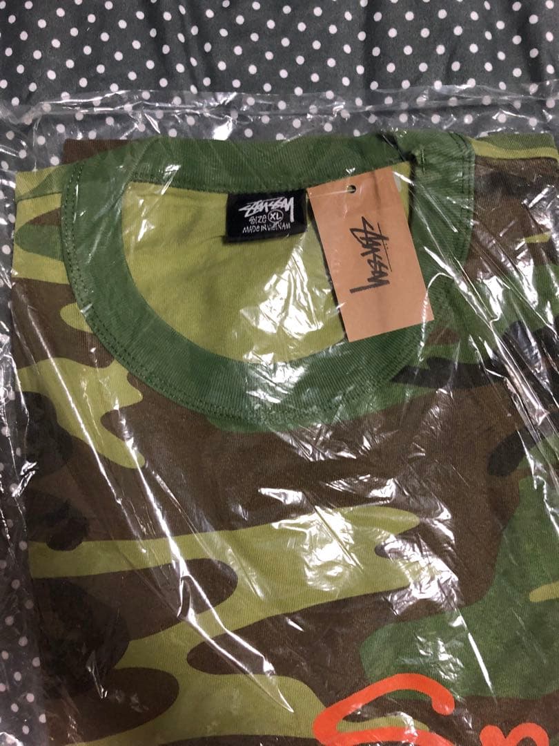 ウェア Stussy Sport Script Tee \"Camo\" XL