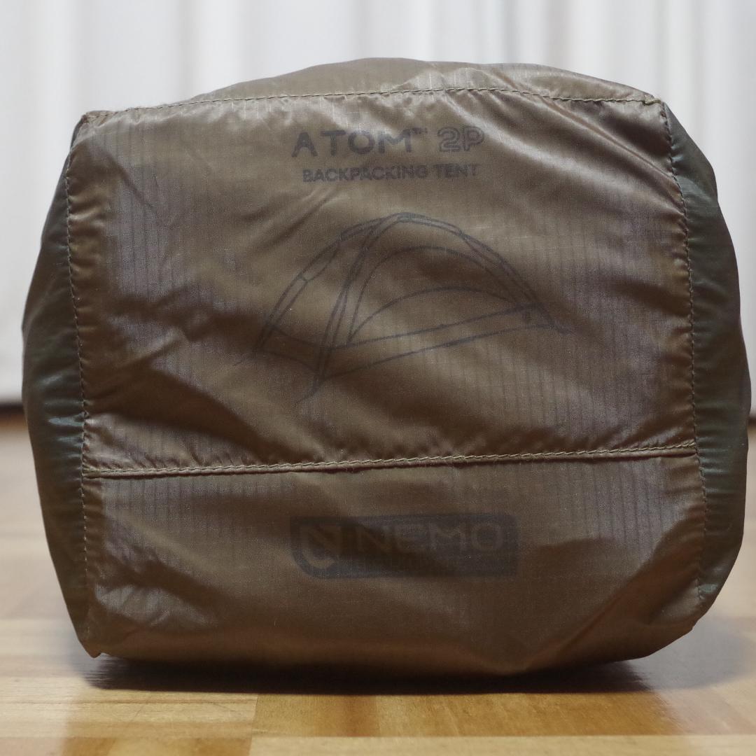 美品！NEMO！ATOM 2P！2人用 山岳テント おまけでグランドシート付き！