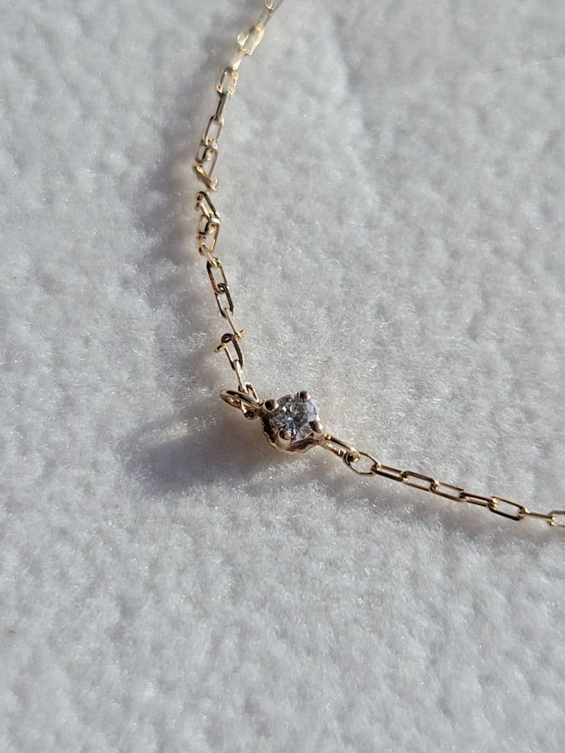 美品★Canal 4℃ K10 YG ブレスレット ダイヤモンド