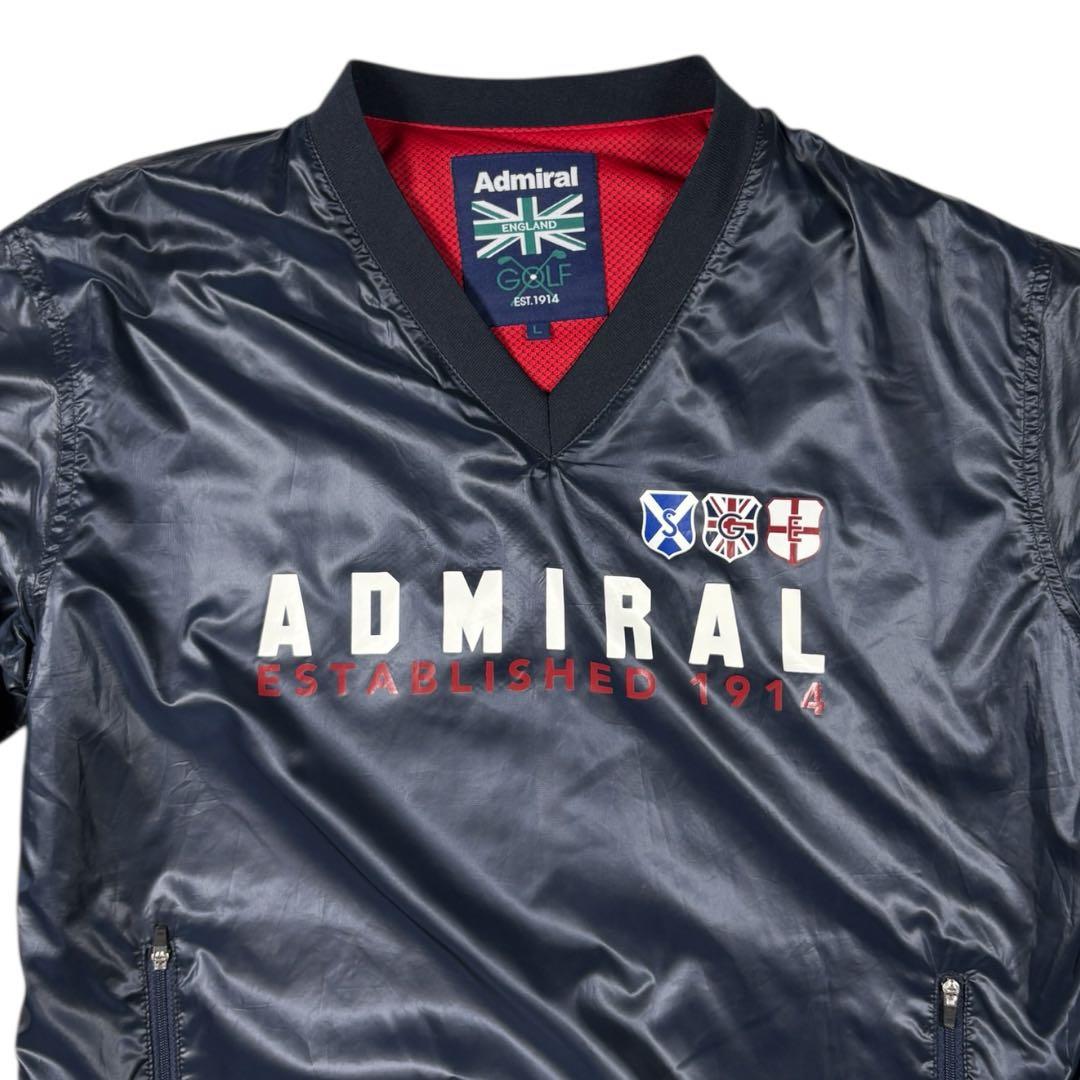 美品 Admiral Golf アドミラルゴルフ スニード ピステ プルオーバー