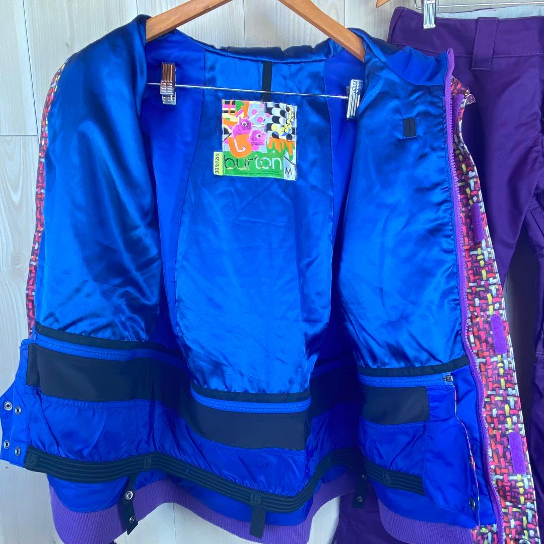 BURTON スノーボードウェア Mサイズジャケット Sサイズパンツ