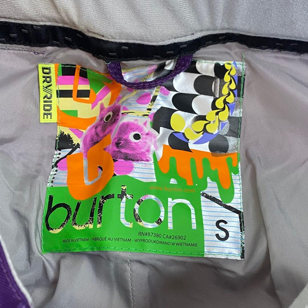 BURTON スノーボードウェア Mサイズジャケット Sサイズパンツ