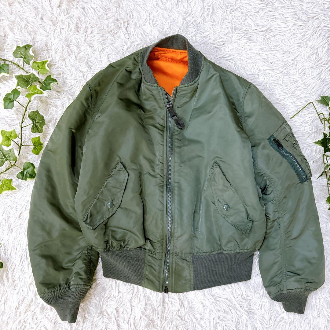 90s USA製 アルファインダストリーズ ALPHA MA-1 サイズM - メルカリ