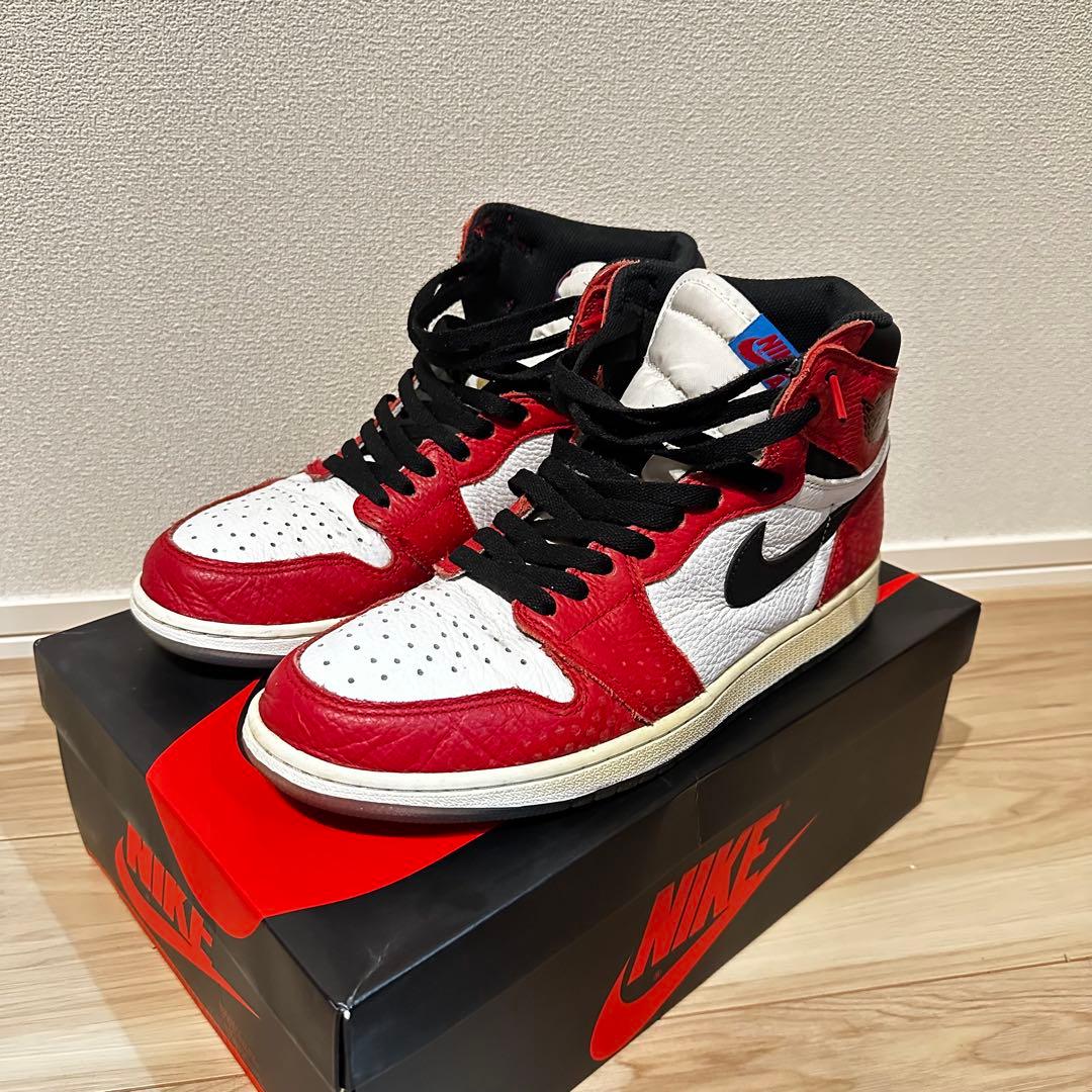 スパイダーマン × ナイキ エアジョーダン1 オリジンストーリー 28.5