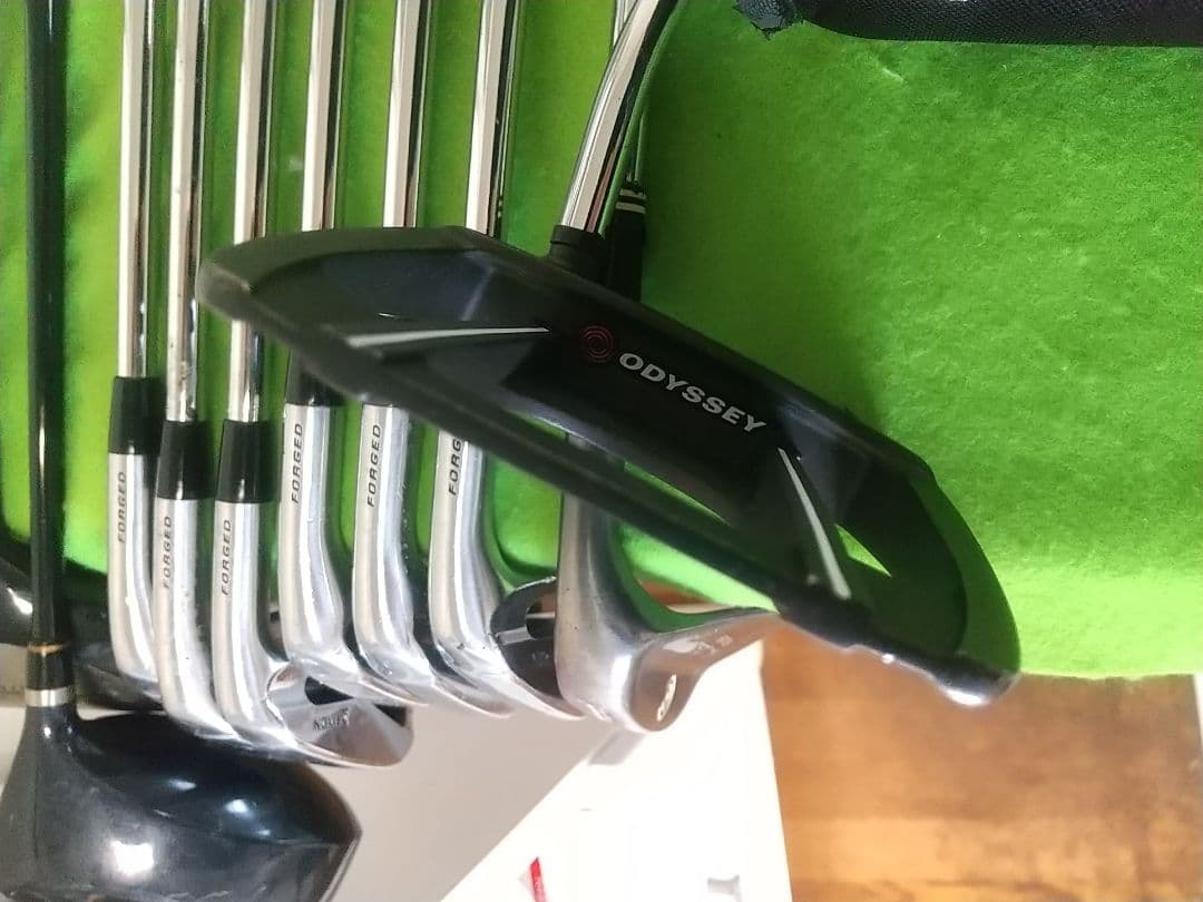 ゴルフクラブ10本+おまけキャディバッグ☆Z545／オデッセイ センチュリー他