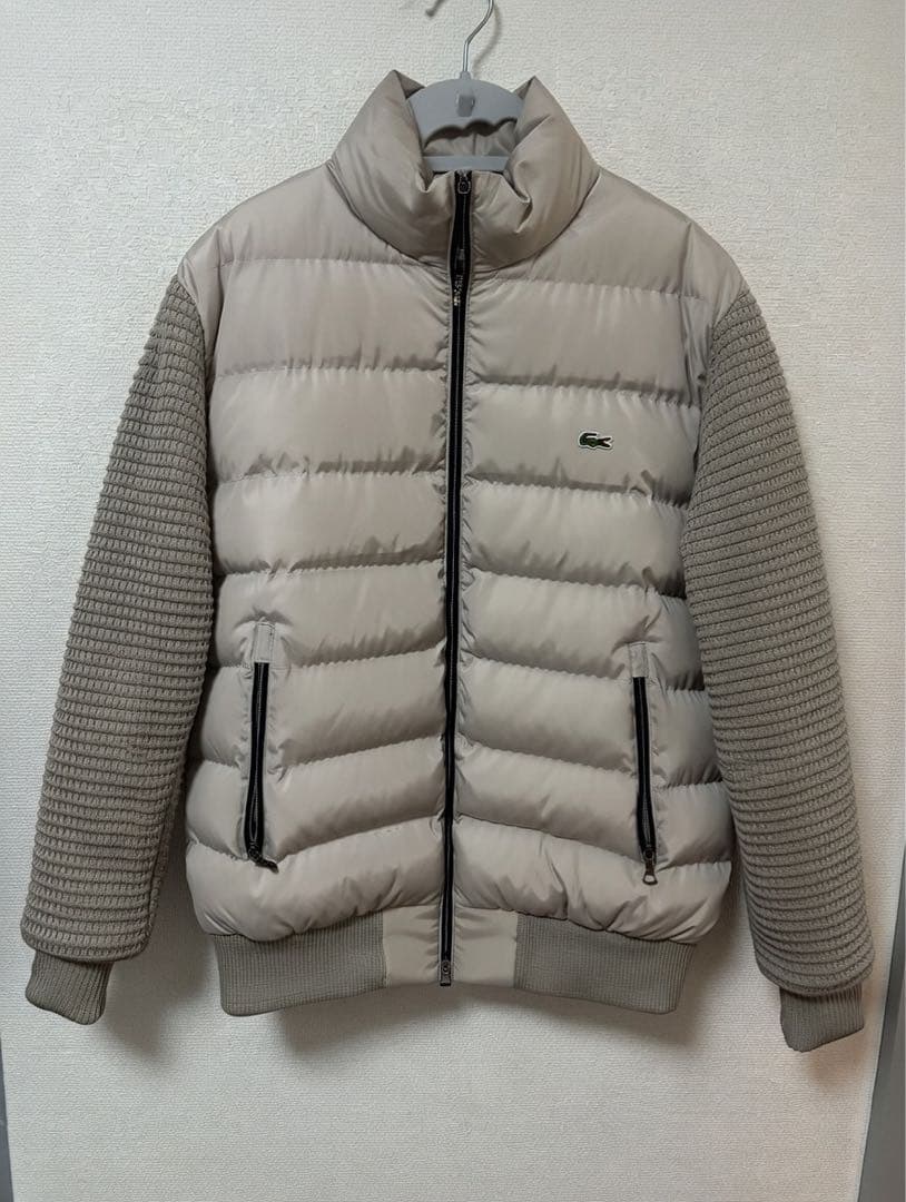 ラコステ ダウンジャケット ベージュ 美品