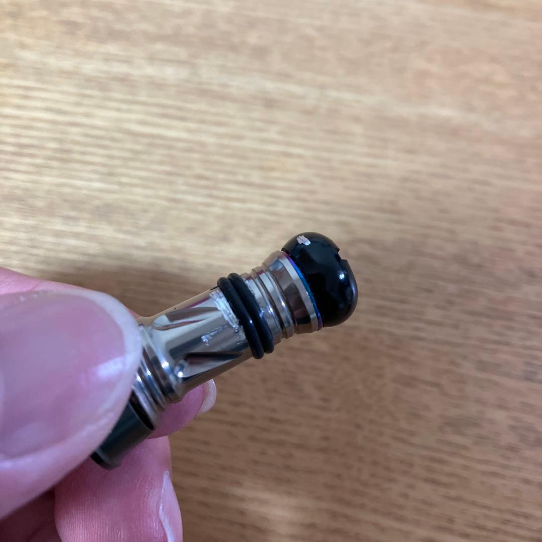 美品 LIVRE シマノ用 ハンドル ショートバランサー フックキーパー付き