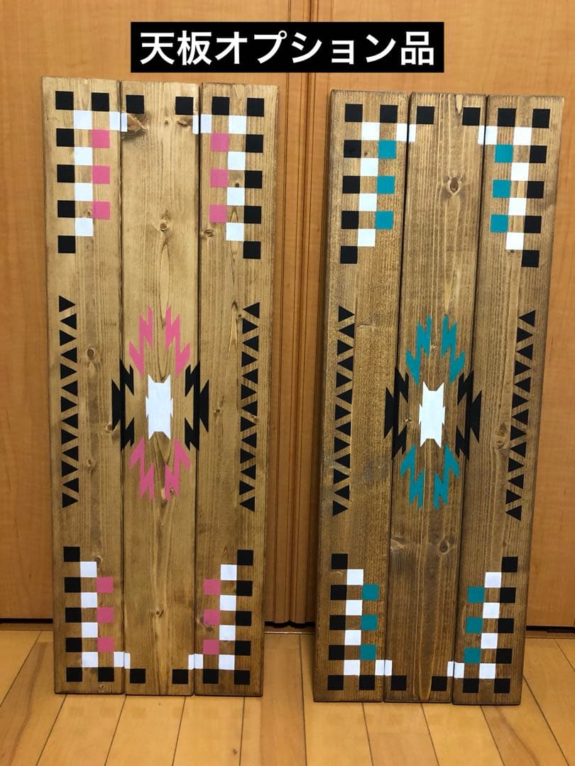 オルテガ柄アイアンテーブル　アイアンレッグ 【NO.21】