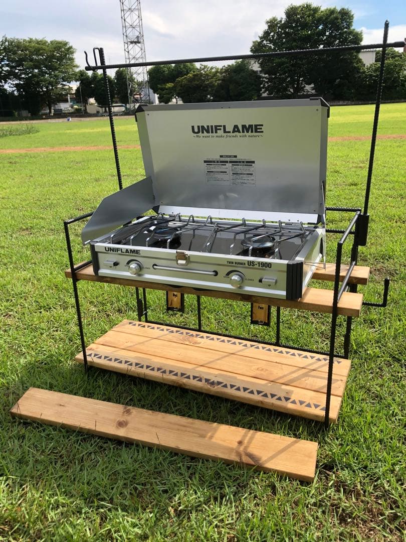 オルテガ柄アイアンテーブル　アイアンレッグ 【NO.21】