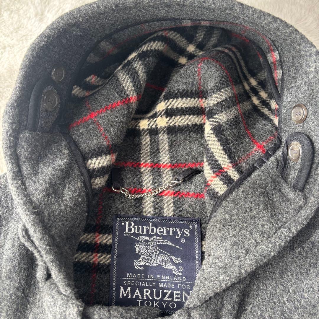 ヴィンテージ バーバリー×MARUZEN 貴重綺麗め グレー ダッフルコート
