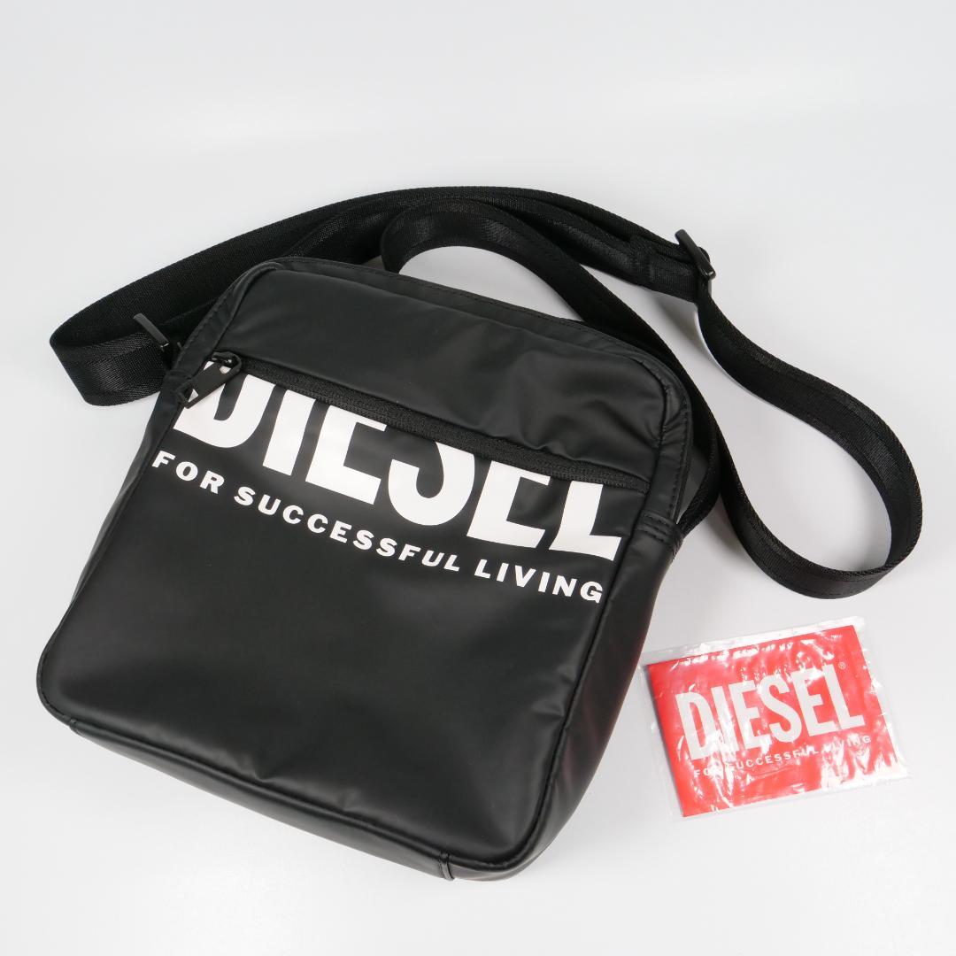 極美品✨ DIESEL ショルダーバッグ クロスボディバッグ ブラック