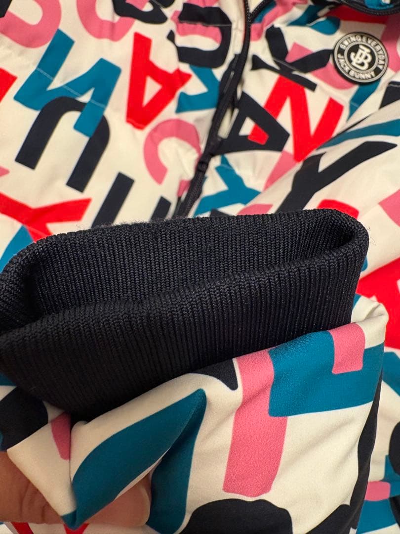 ジャックバニー　ストレッチポリエステルタフタ中綿ブルゾン　ダウン