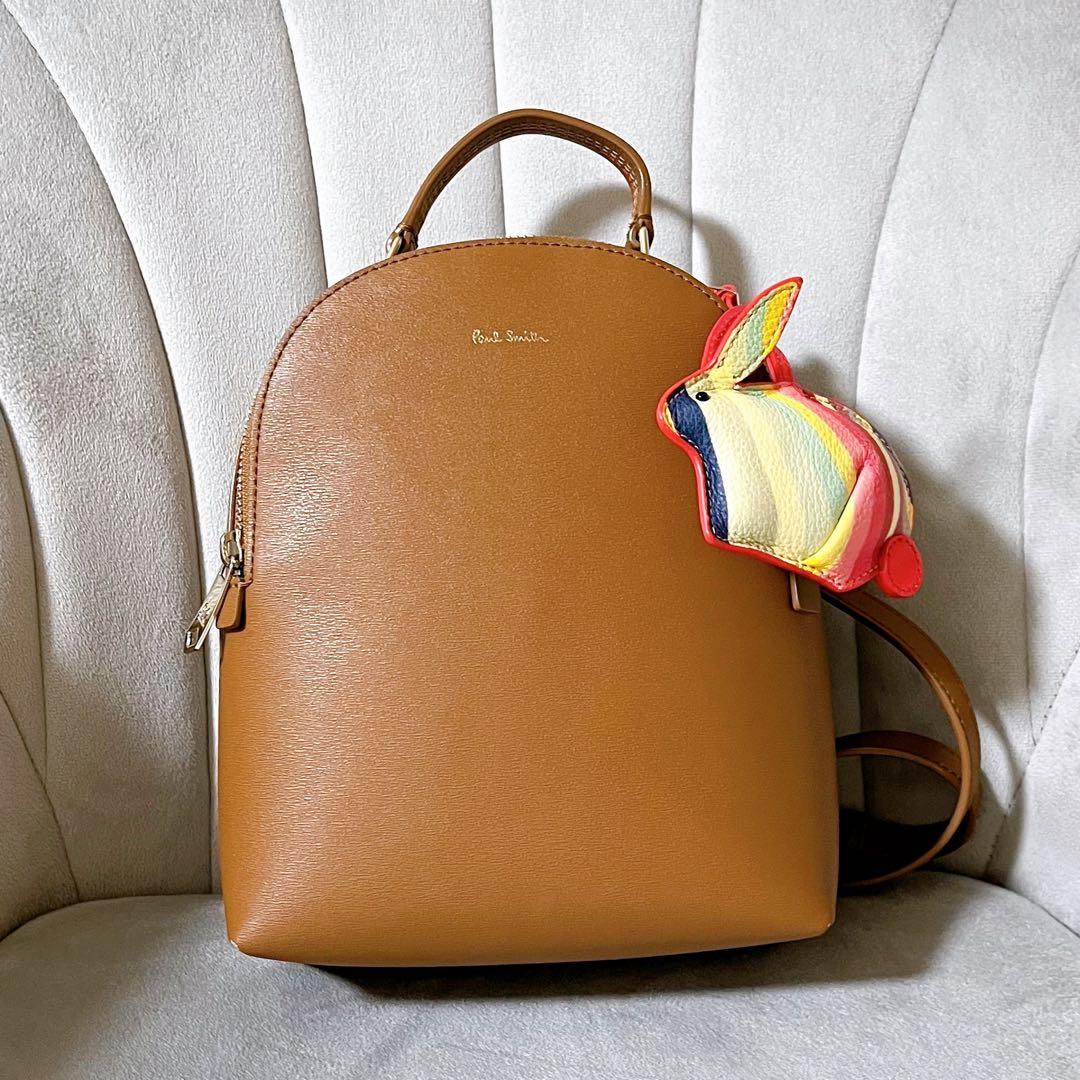 美品❤️ ポールスミス リュック バッグ Paul Smith 茶 うさぎ