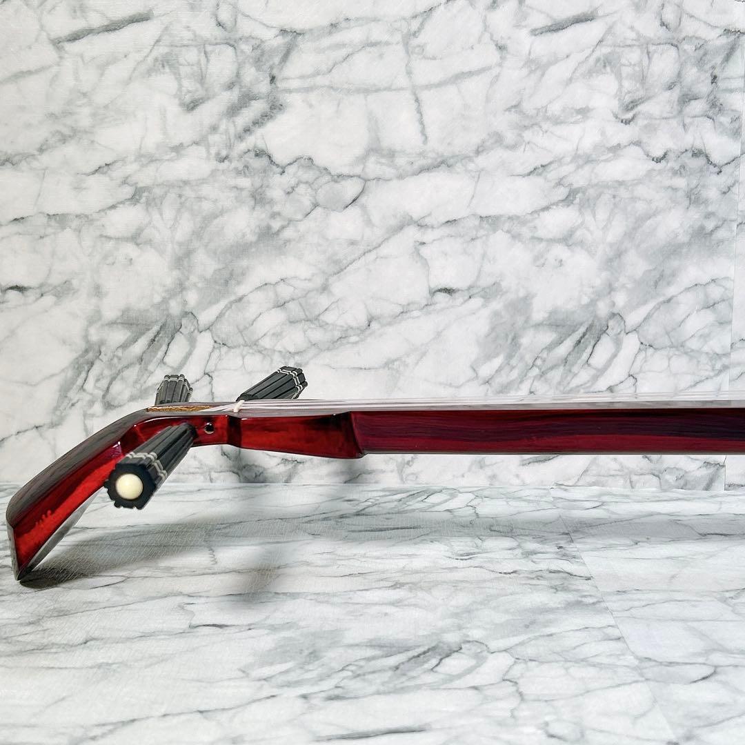 美品 沖縄三線 本蛇皮 スンチー塗り 知念大工 チニンデーク 琉球 民族楽器