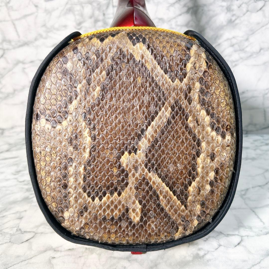 美品 沖縄三線 本蛇皮 スンチー塗り 知念大工 チニンデーク 琉球 民族楽器