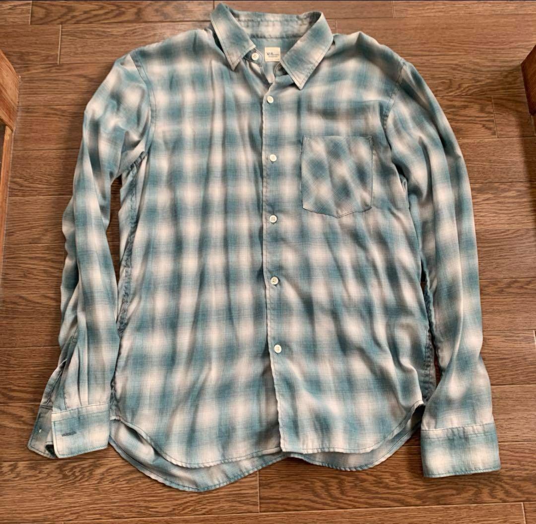 山田蓮 tattoo studio yamada オンブレチェックシャツ - メルカリ