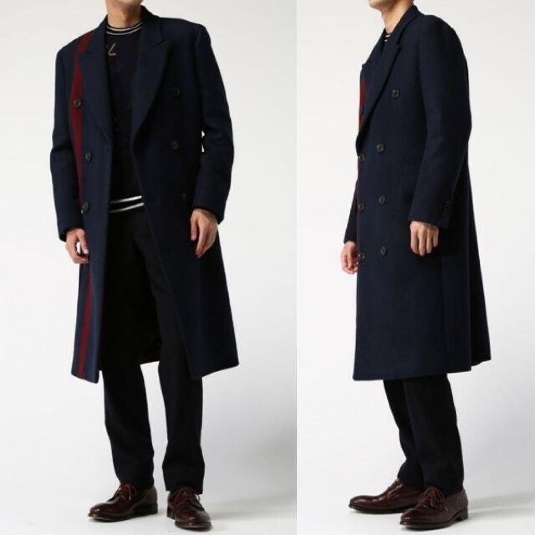 【名作】2016AW ポールスミス ハウンドトゥース ダブルチェスターコート