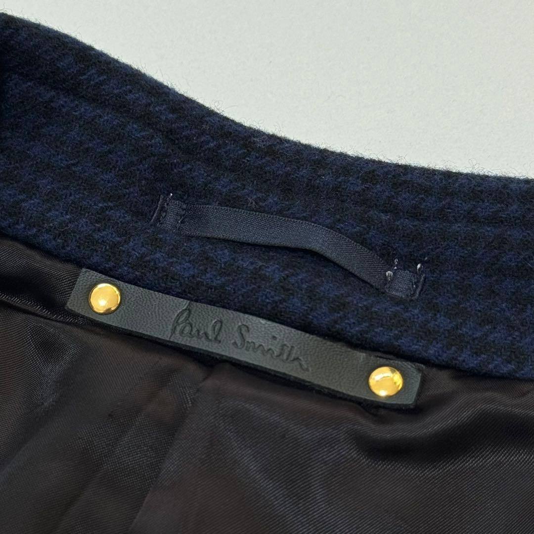 【名作】2016AW ポールスミス ハウンドトゥース ダブルチェスターコート