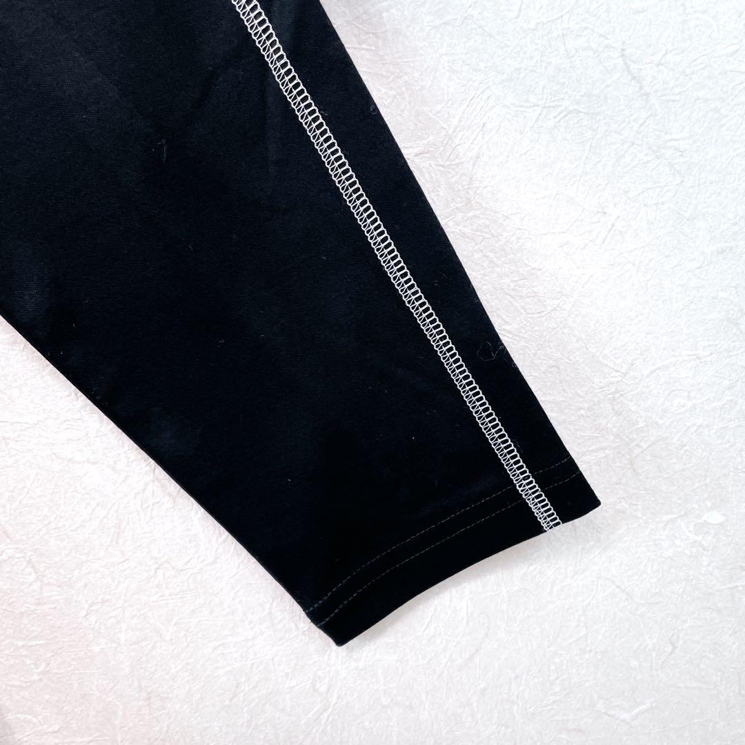 【新品未使用 ムニタルプ】手差し風ロゴ刺繍入り綿デザインハイネック40号